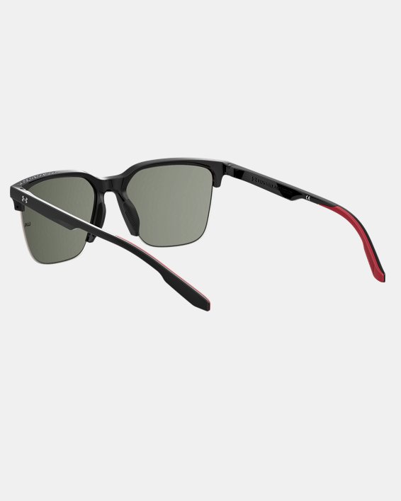 Unisex UA Phenom Mirror Sunglasses, Black, pdpMainDesktop image number 4